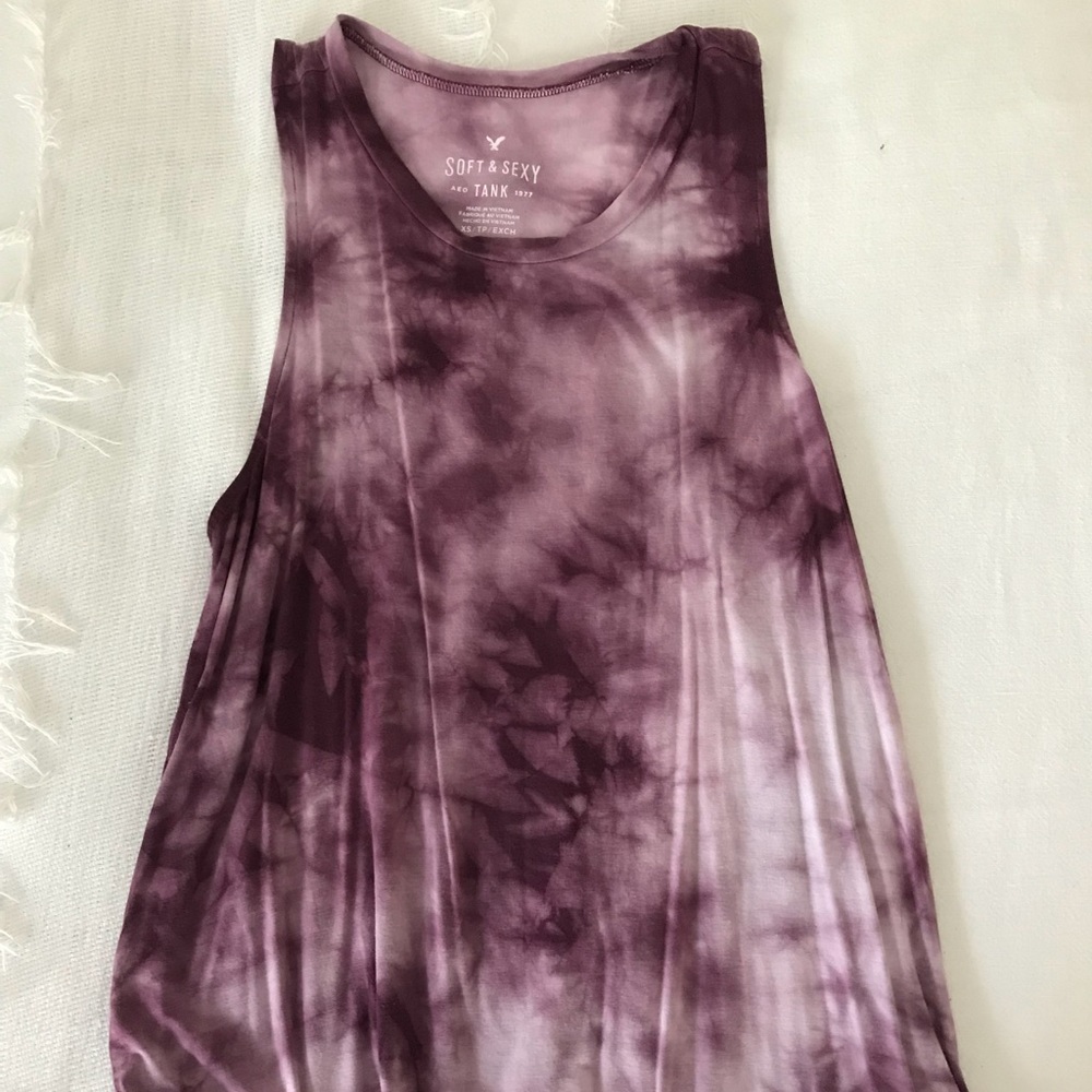 American Eagle Soft & Sexy tie dye tank top
